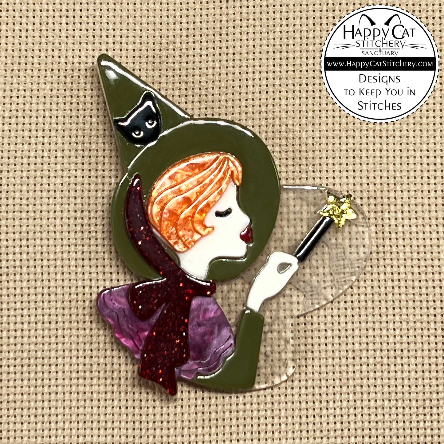 Fairytale Witch Needle Minder - Magnetic Needle Holder