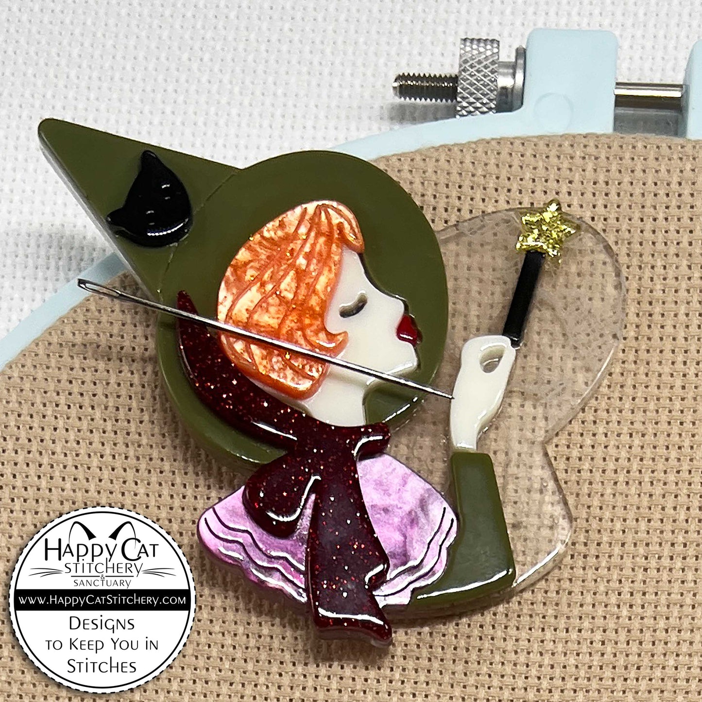 Fairytale Witch Needle Minder - Magnetic Needle Holder