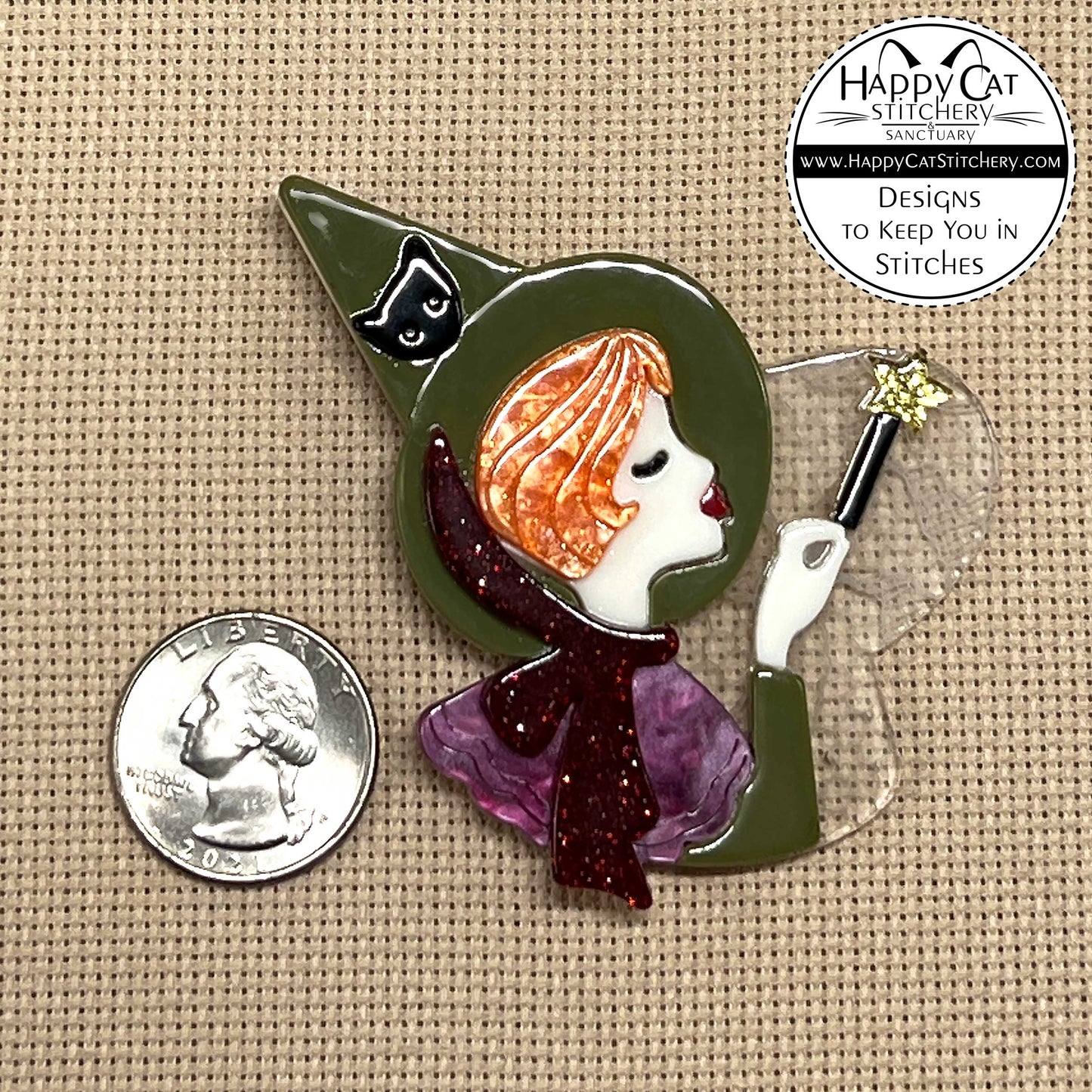 Fairytale Witch Needle Minder - Magnetic Needle Holder